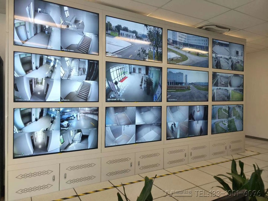 桂林高清视频监控拼接屏安装